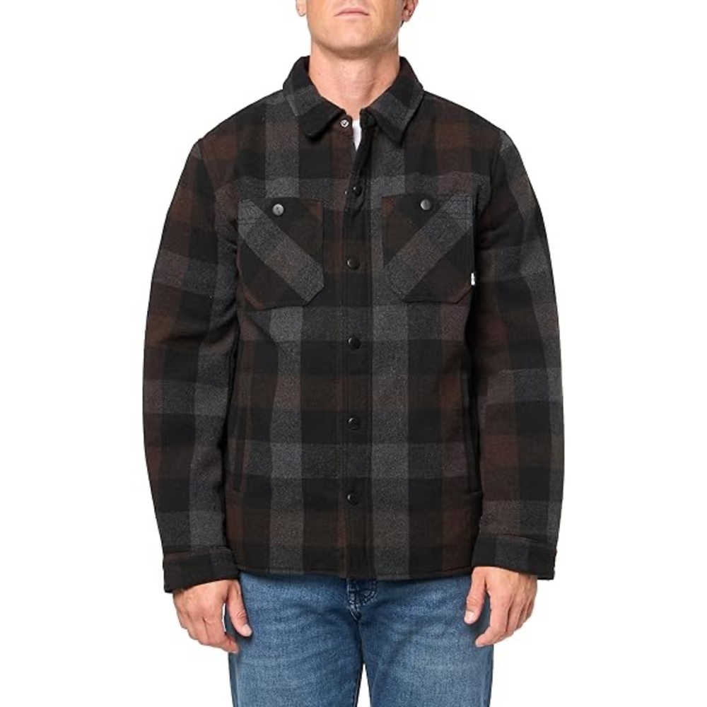 BASS OUTDOOR Mens Wool Blend Sherpa Shacket S Nwt